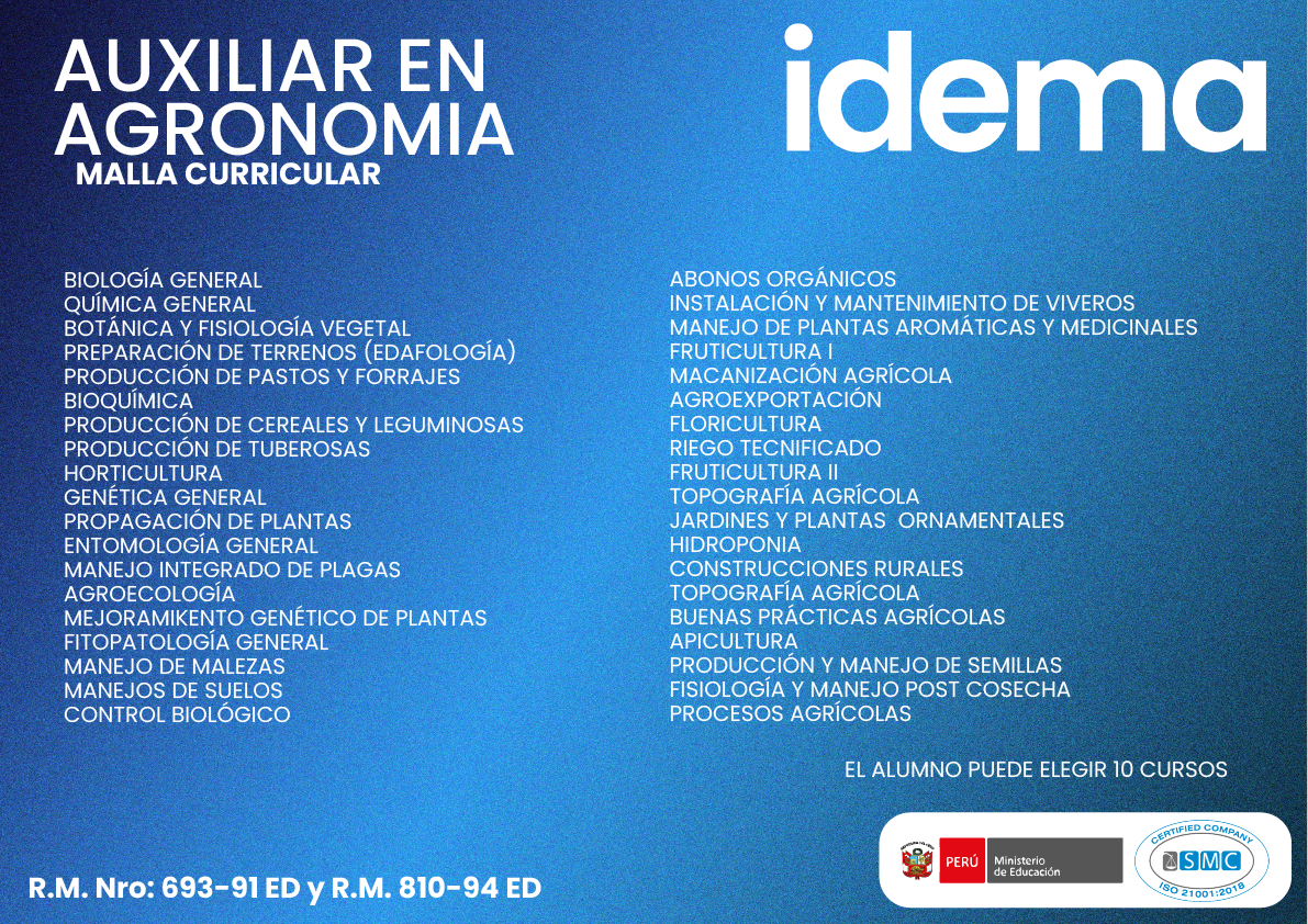 Malla Curricular Agronomía