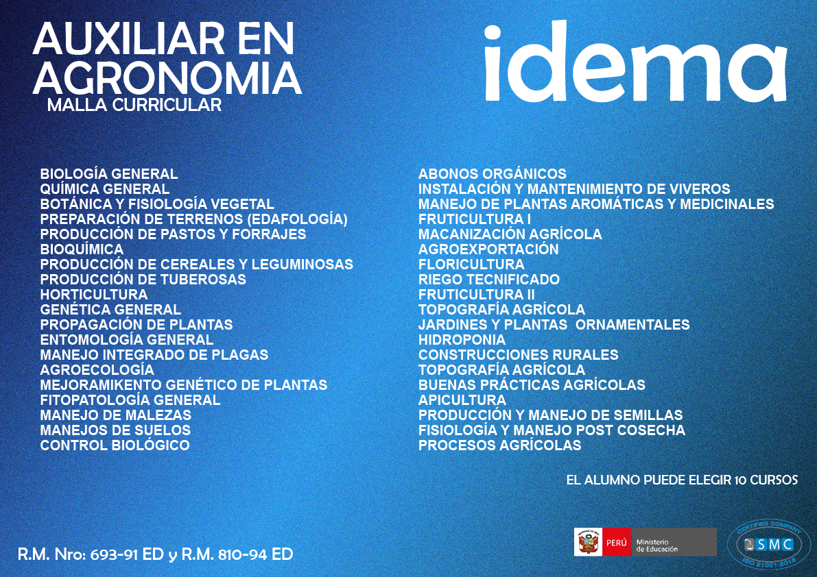 Malla Curricular Agronomía