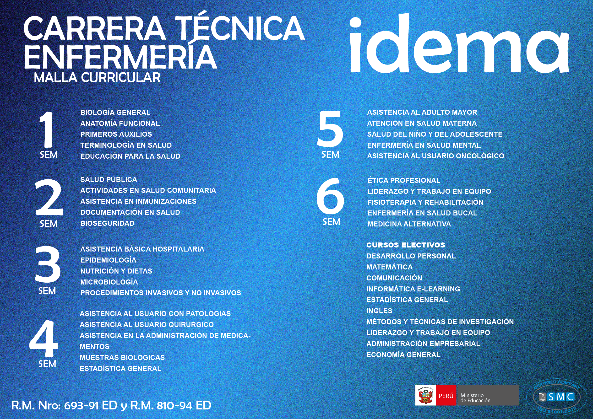 Malla Curricular Enfermería
